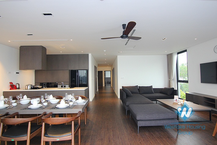 A magnificent 4 bedroom apartment for rent on Quang Khanh, Tay Ho